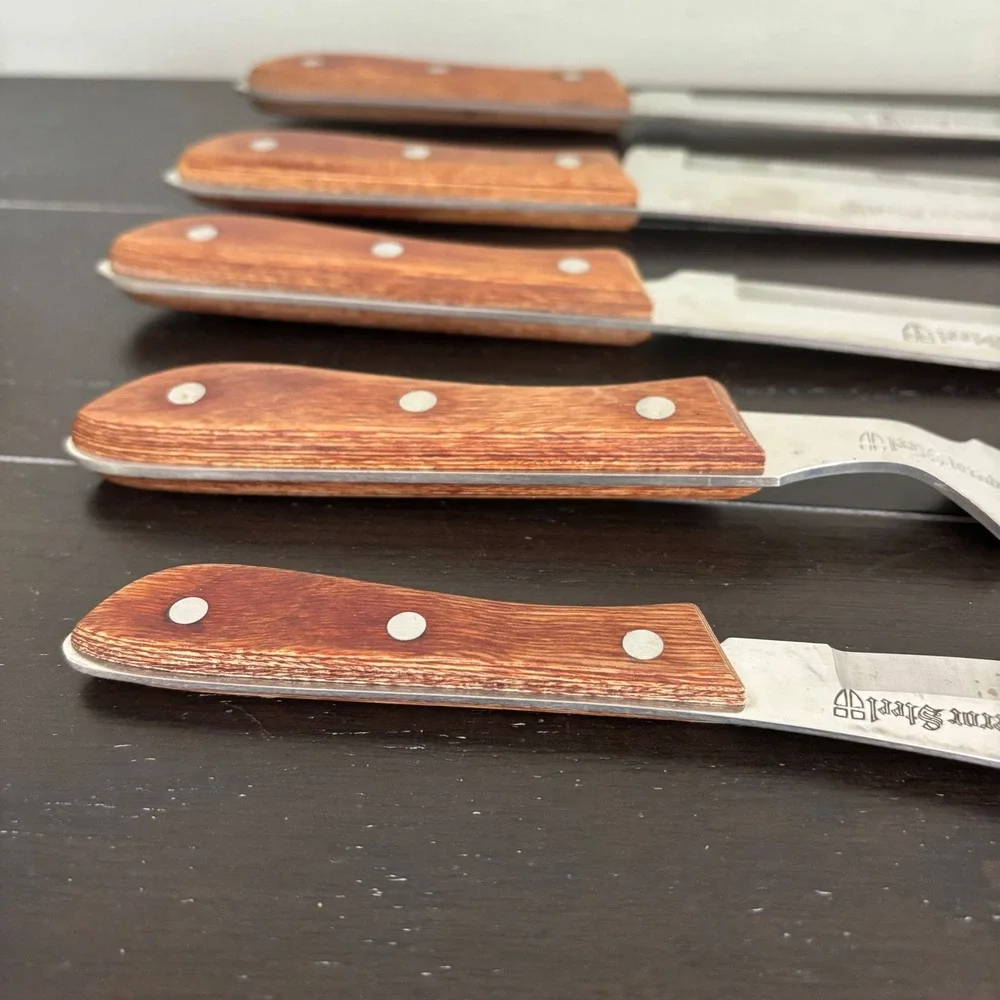 Emperor Steel | 5 Piece Knife Set | Vintage | Japanese | Stainless Steel